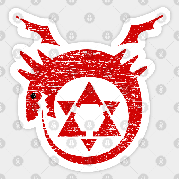 Homunculus Symbol Sticker by Mandra